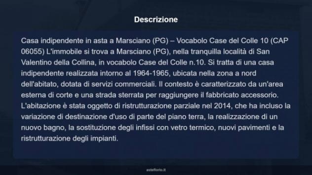 Immobile in asta di 199 m² con più di 5 locali in vendita a Marsciano - Foto 7