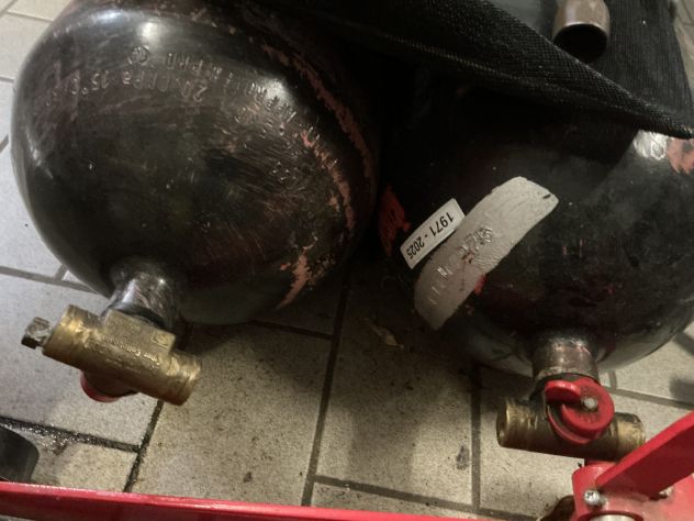 Svendo 2 bombole per gas metano autotrazione 2 x45 legs valvolate - Foto 7