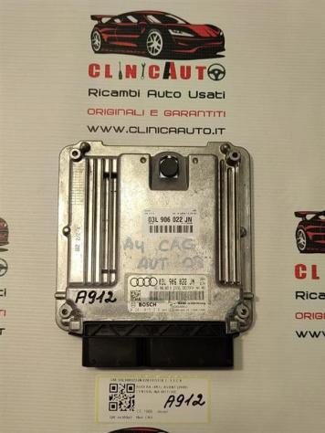 CENTRALINA MOTORE AUDI A4 Avant (8K5) 03L906022JN 0281015318 CAG diesel 1968 (0815)