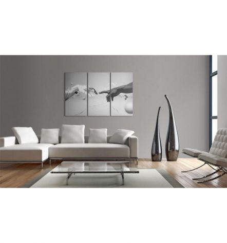 Quadro La Creazione In Bianco E Nero ARREDALACASA - Foto 2