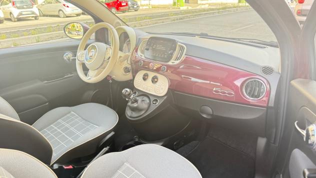 Fiat 500 1.2 GPL EasyPower Lounge LED CAR PLAY PANORAMA PDC BLUETOOTH CERCHI 15 - Foto 10