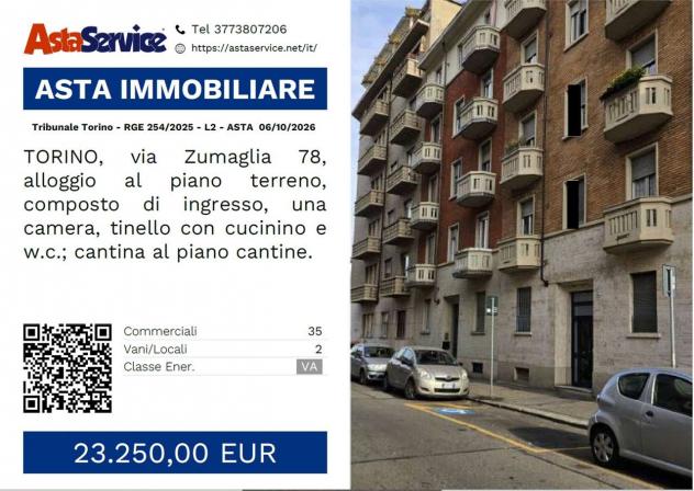 254/2025 2 TO - Tribunale Torino - RGE 254/2025 - L2 - ASTA 06/10/2026