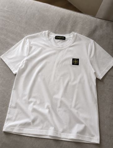 Stone Island T-Shirt Bianca – Taglia M 🤍