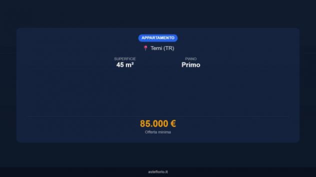 Immobile in asta di 45 m², box auto in vendita a Terni - Foto 14