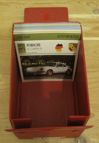 Auto da collezione, 97 schede con raccoglitore