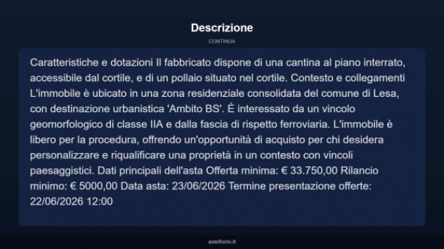 Immobile in asta di 143 m² con più di 5 locali in vendita a Lesa - Foto 15