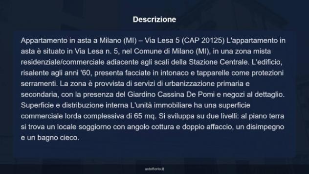 Immobile in asta di 43 m² in vendita a Milano - Foto 11
