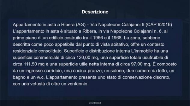 Immobile in asta di 120 m² in vendita a Ribera - Foto 12