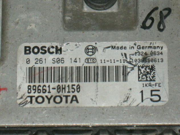 0261S06141 ECU TOYOTA AYGO AUTOMATIC 0261S06141 89661-0H150 - Foto 2