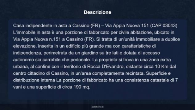 Immobile in asta di 190 m² con più di 5 locali in vendita a Cassino - Foto 6