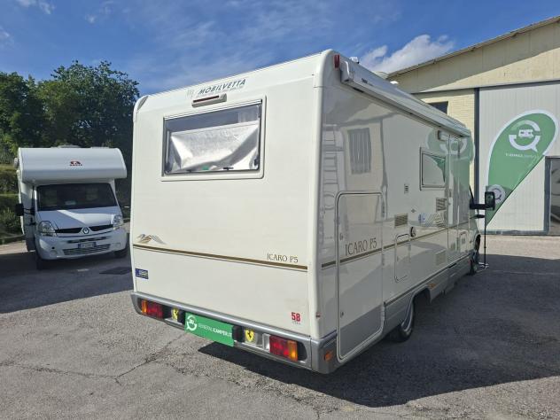 CAMPER MOBILVETTA IVECO SEMINTEGRALE GARAGE CLIMATIZZATORE FOTOVOLTAICO GEMELLATO POSTERIORE CAMPEGGIO USATI GENERALI 1663 - Foto 4