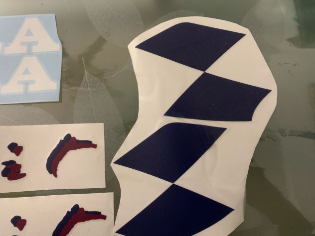 Gilera bullit kit adesivi telaio viola - Foto 4