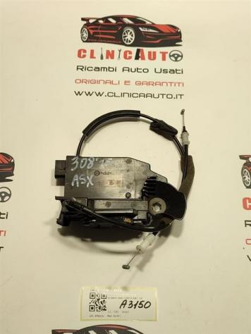 SERRATURA ANTERIORE SINISTRA PEUGEOT 308 2° Serie 9807954380 (13)