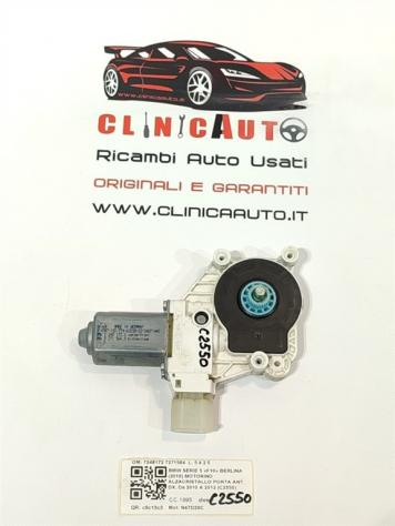 MOTORINO ALZAVETRO ANTERIORE DESTRA BMW Serie 5 F10 7248172 7271564 N47D20C (10) - Foto 2