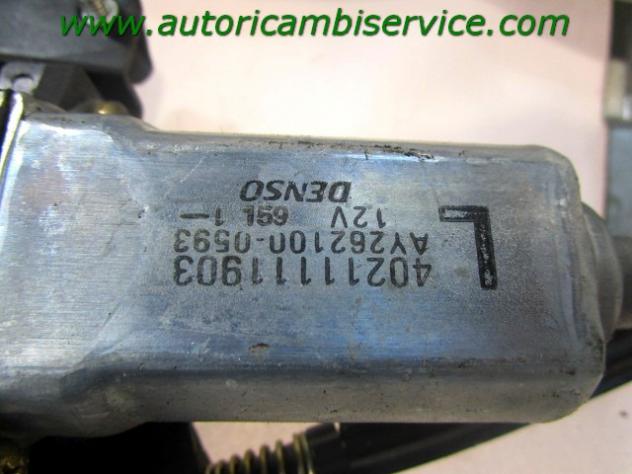 40211111903 MOTORINO MECCANISMO ALZA-VETRO ALZA-CRISTALLO PORTA POSTERIORE SINISTRA CHRYSLER PT CRUISER 2.0 B 104KW 5M 5P (2001) RICAMBIO USATO AY2621 - Foto 2