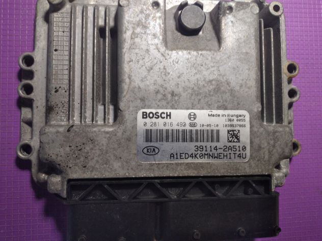 Centralina Motore Iniezione ECU BOSCH 0281016492 KIA CEED 1.6 CRDI VGT 39114-2A5
