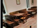 Panca e tavolo per pizzeria,  pub, ristopub