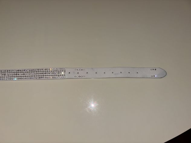 BELLA CINTURA PARTICOLARE IN OTTIME CONDIZIONI DA DONNA CON STRASS E PERLE BIANC - Foto 10