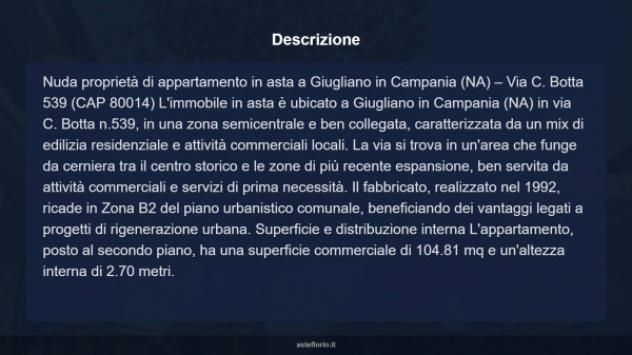 Immobile in asta di 119 m², box auto in vendita a Giugliano in Campania - Foto 18