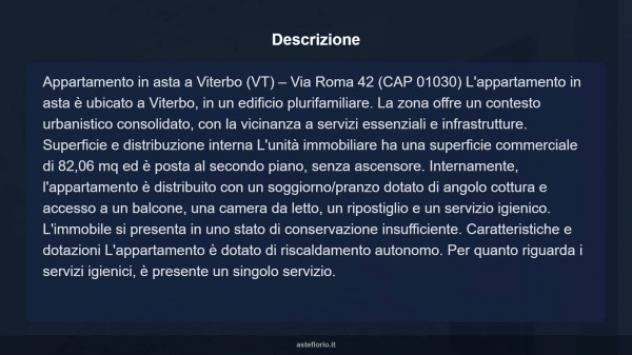 Immobile in asta di 82 m² in vendita a Viterbo - Foto 8