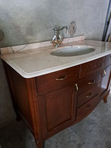 Set Da Bagno Noce Marmo Rosa - Foto 5