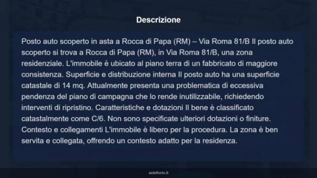 Immobile in asta di 14 m² in vendita a Rocca di Papa - Foto 9