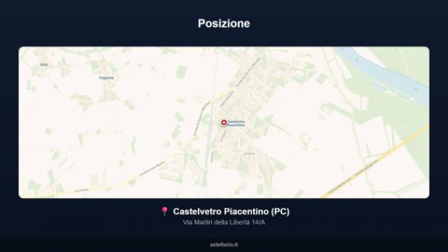 Immobile in asta di 77 m², box auto in vendita a Castelvetro Piacentino - Foto 13