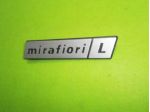 Scritta logo targhetta fanale posteriore Fiat 131 mirafiori L  NUOVA