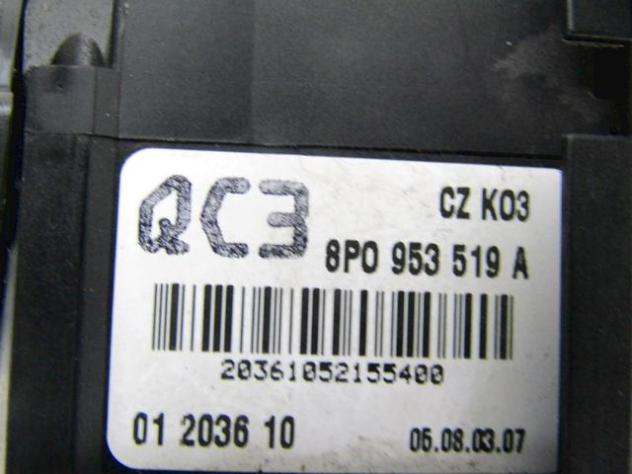 8P0953519A DEVIOLUCI AUDI A3 1.6 D 85K 6M 5P (2005) RICAMBIO USATO 8P0953513A - Foto 4