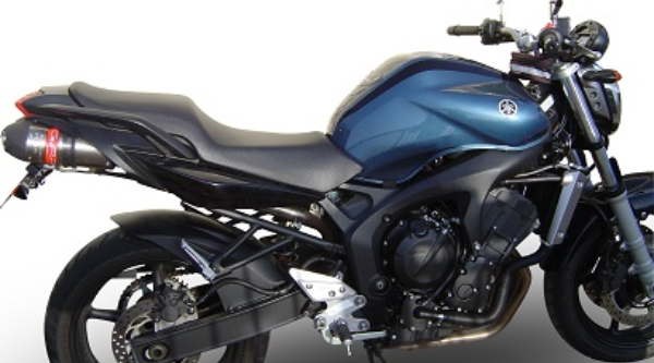 Scarico Mivv per Yamaha Fz6 Fazer Oval inox Suono Black in offerta - Foto 8