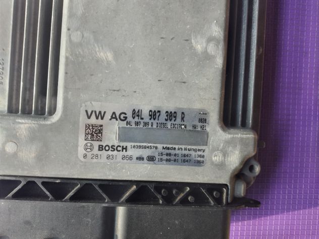 CENTRALINA ECU 0281031066 EDC17C74 VW GOLF VII PASSAT Vw Golf 7 Centralina moto - Foto 4