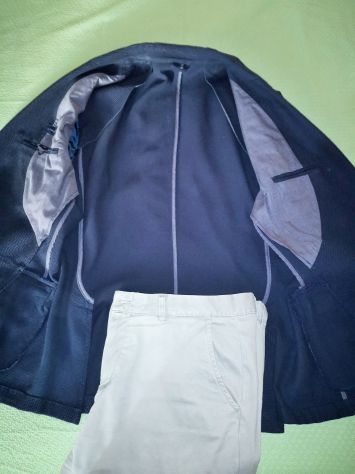 SVENDO ELEGANTE BLAZER COVERCOAT BLU 4 STAGIONI - Foto 2