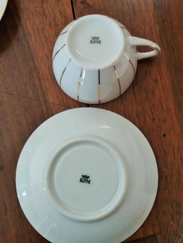 Servizio caffè vintage porcellana tedesca KPM B - Foto 3