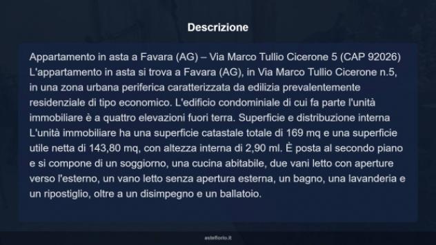 Immobile in asta di 169 m² con più di 5 locali in vendita a Favara - Foto 10