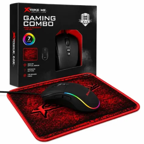 Mouse Gaming Xtrike Me con Tappetino RGB – Set Completo Nuovo - Foto 6