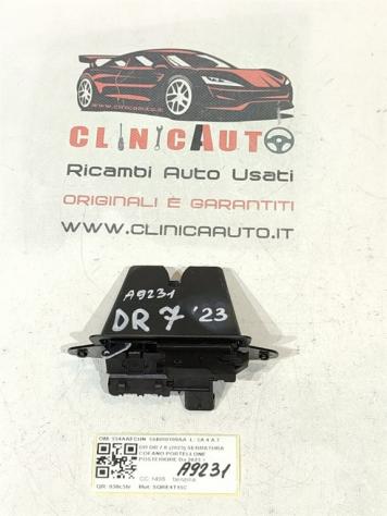 SERRATURA COFANO POSTERIORE DR 6.0 Serie 554AAFCHN 554000109AA SQRE4T15C (22)