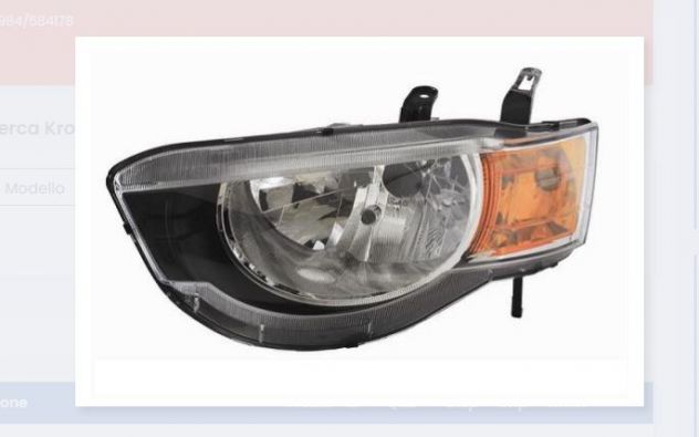 FARO ANTERIORE DX MITSUBISHI COLT 2009 0855355810 8301B652 8301B796