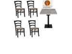 Set Sondrio Sedie Tavoli Per Arredamento Bar Ristorante Pizzeria