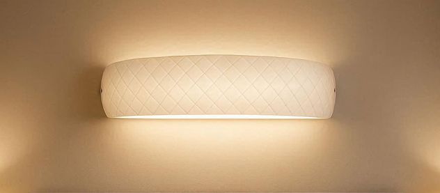 Illuminazione da parete in vetro