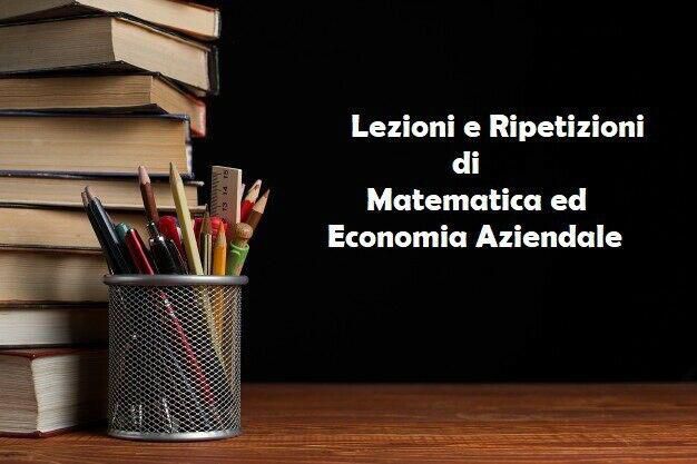 Ripetizioni Economia Aziendale, Discipline Turistiche, Matematica