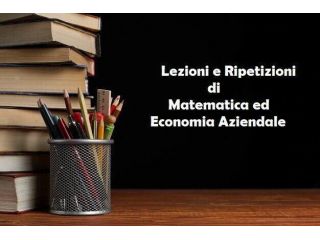 Ripetizioni Economia Aziendale, Discipline Turistiche, Matematica