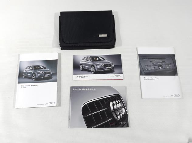 LIBRETTO USO E MANUTENZIONE AUDI Q3 Serie (8UB) (1114)