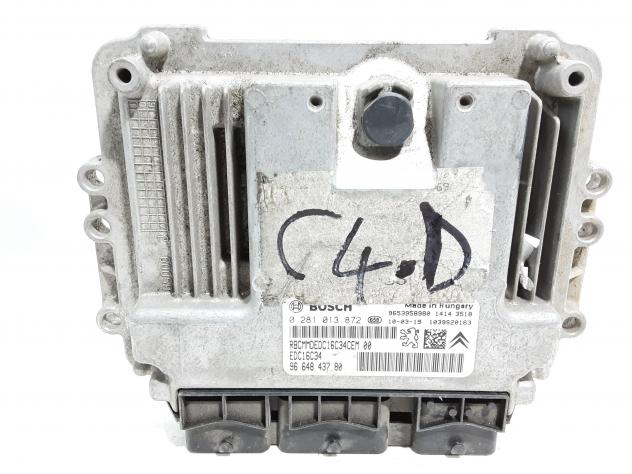 CENTRALINA MOTORE CITROEN C4 1° Serie 9664843780 Diesel (0810)