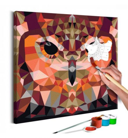 Quadro Fai Da Te 40x40 Cm. Gufo ARREDALACASA Spedizione Gratis