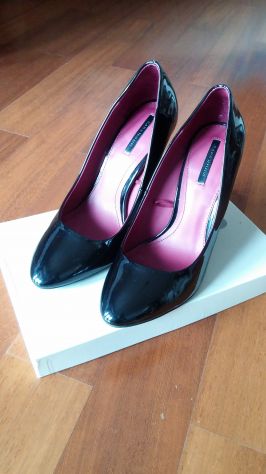 DECOLLETE NERE IN VERNICE ZARA TACCO 12 - Foto 2