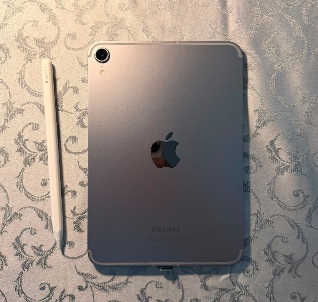 iPad mini 7 (2024) 128GB Wi-Fi + Cellular + Apple Pencil Pro | Grigio Siderale - Foto 4