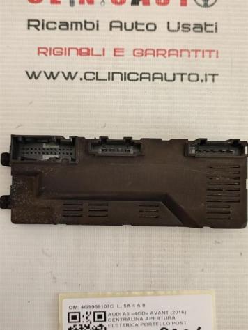 CENTRALINA APERTURA BAULE POSTERIORE AUDI A6 Avant Serie C7 (4G5) 4G9959107C (1118) - Foto 3