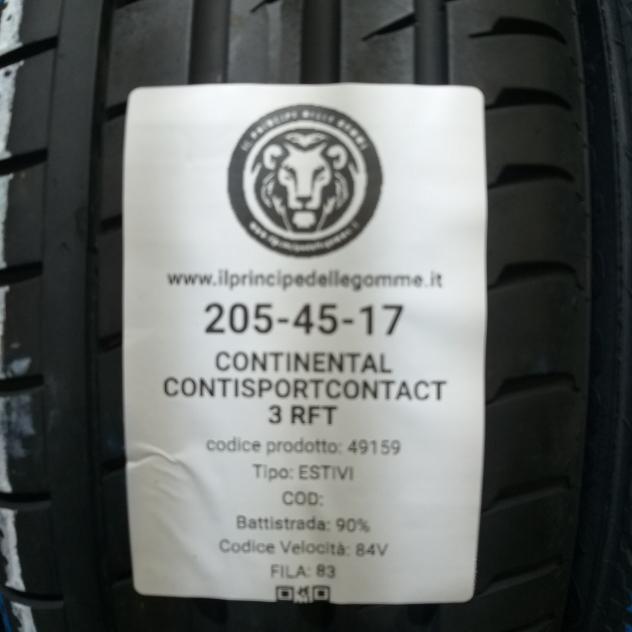 4 GOMME 205 45 17 CONTINENTAL A49159 - Foto 2