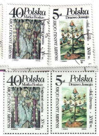 A160 - RARA VARITA' DI FRANCOBOLLI POLONIA