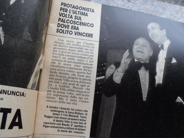 RIVISTA SPECIALE - CLAUDIO VILLA - ADDIO CARO INDIMENTICABILE CLAUDIO -1967 - - Foto 2